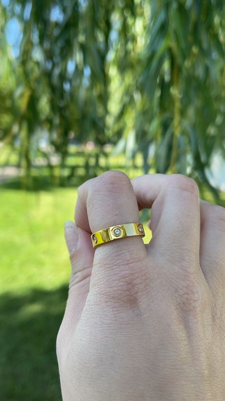Ring, under $10. Comes in gold, rose gold and silver! Amazon find.

#LTKunder100 #LTKunder50 #LTKstyletip