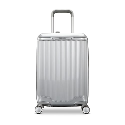 Samsonite Silhouette 18 21 Inch Hardside Expandable Carry-On Spinner Luggage, One Size, Silver | JCPenney