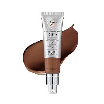 IT Cosmetics Your Skin But Better CC+ Cream - Color Correcting Cream, Full-Coverage Foundation, H... | Amazon (US)
