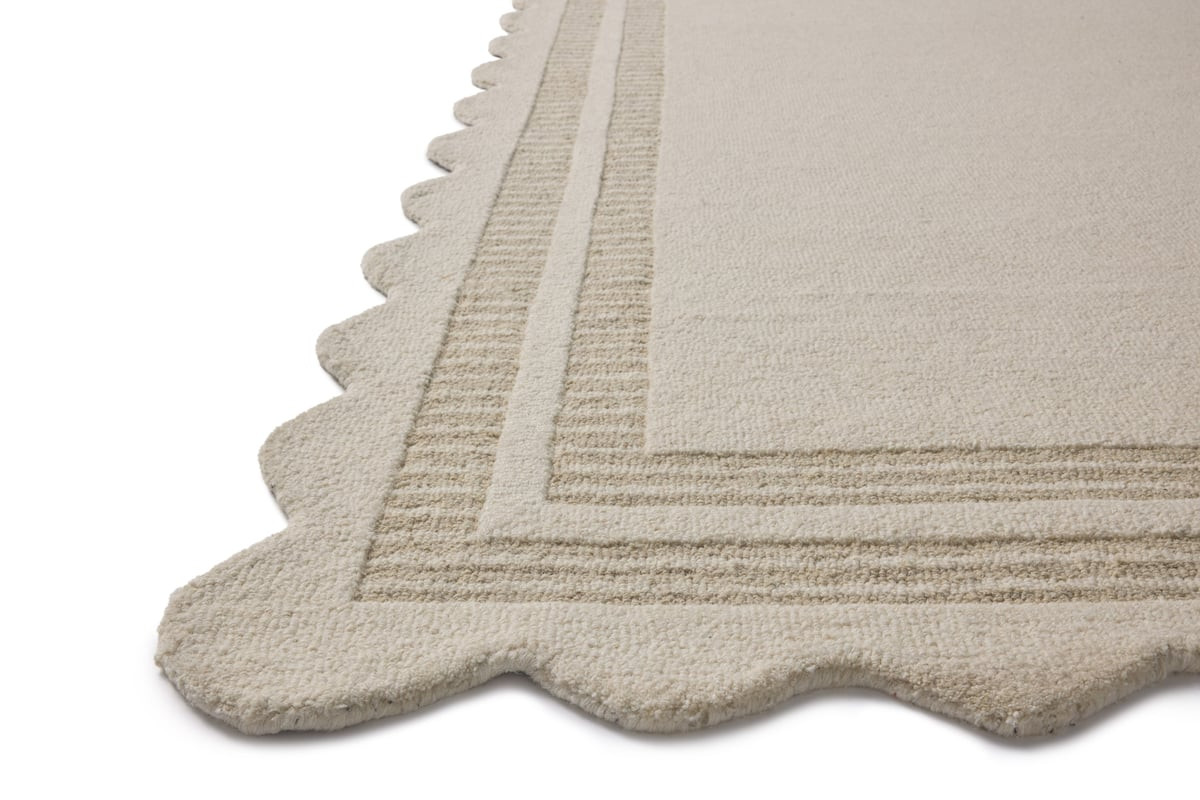 Scottie SCO-01 Ivory/Grey Wool Hand-Tufted Area Rug | Rugs Direct