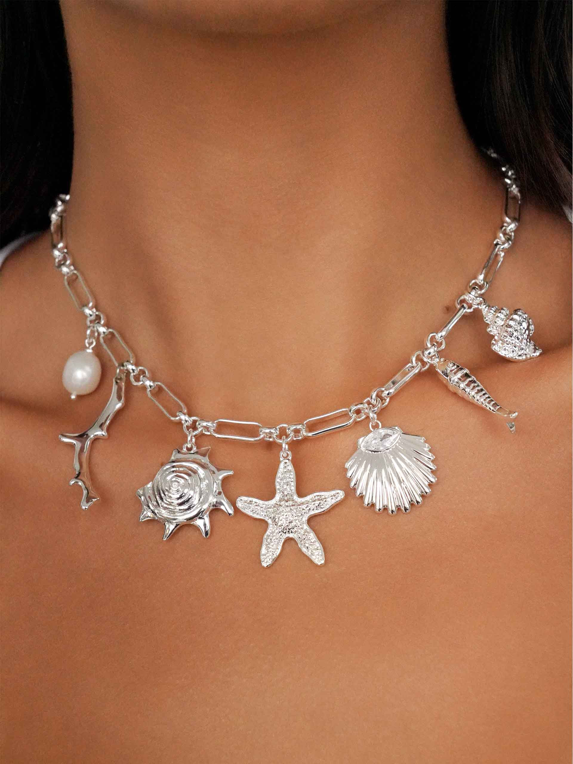 Oceanic Dreams Charm Necklace | Ettika