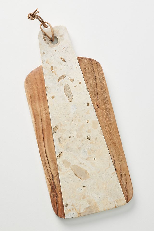 Marbled Acacia Cheese Board | Anthropologie (US)