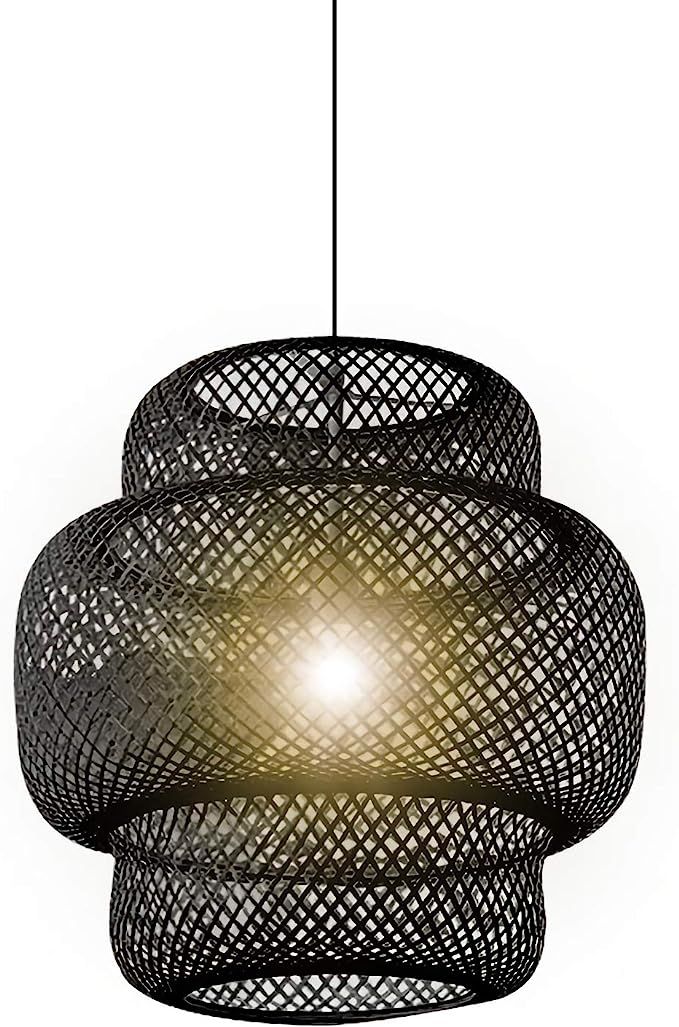 Bamboo Pendant Light Chandelier dining room amazon favorites amazon finds amazon home decor | Amazon (US)