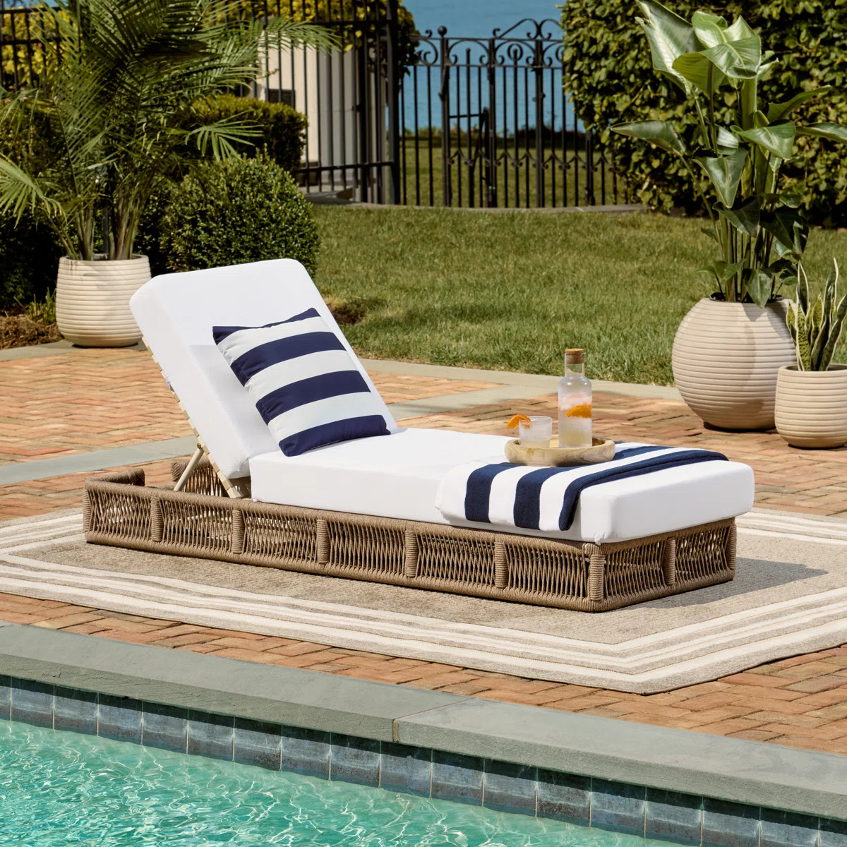 Langley Outdoor Chaise Lounge | Wayfair North America