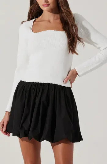 ASTR the Label Scallop Trim Rib Top | Nordstromrack | Nordstrom Rack