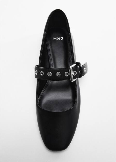 Studded buckle shoe -  Women | Mango USA | MANGO (US)