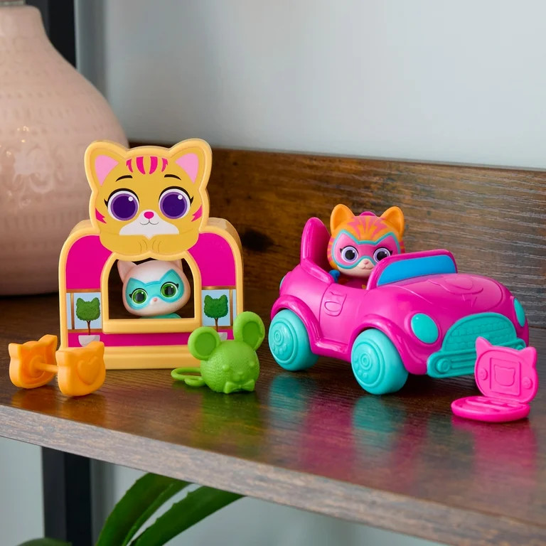 Disney Jr. SuperKitties Mini Playset, 7-pieces, Toy for Kids Ages 3 and up | Walmart (US)
