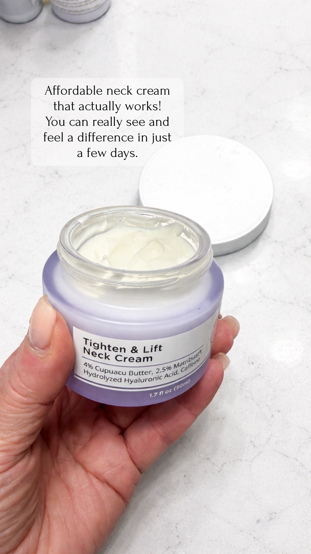 The best affordable neck cream and it’s on sale. 

Amie Pagan, Go Pure, neck cream, self care, beauty

#LTKselfcare #LTKBeauty #LTKSaleAlert