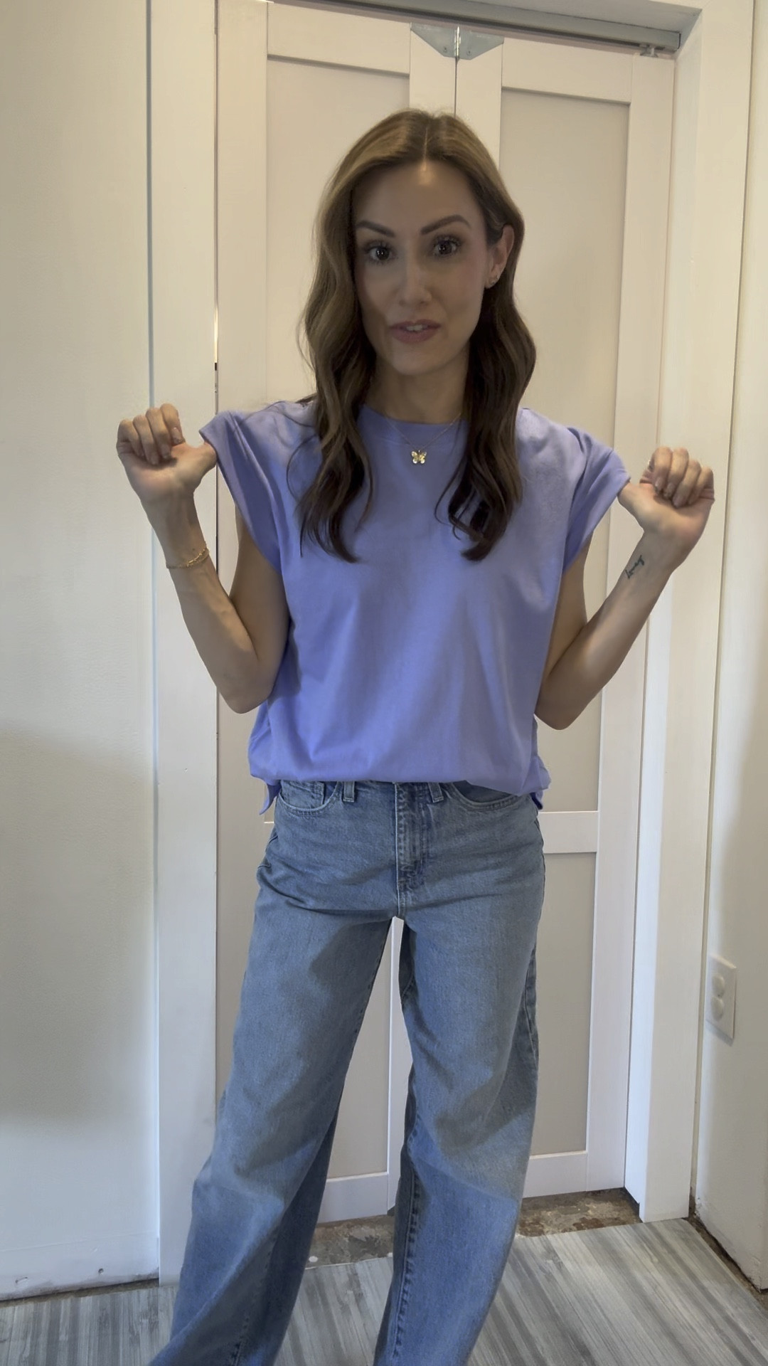 Fave tee is back to being a top seller again this year!! And it’s on sale for $8!! I have this short sleeve muscle t-shirt in sooo many colors! It’s a go-to because it has great length, super soft, has cute cap sleeves, and is so versatile. I’ve styled it numerous times throughout the last two years! These jeans are so good! They’re a baggy fit and I ordered another pair to cut at the ankle for flats or flat sneakers wearing a size 00 and I’m 5’4” for reference. I’ll keep an eye out for if they go on sale this week! 

#LTKSummerSales #LTKSaleAlert #LTKFindsUnder50