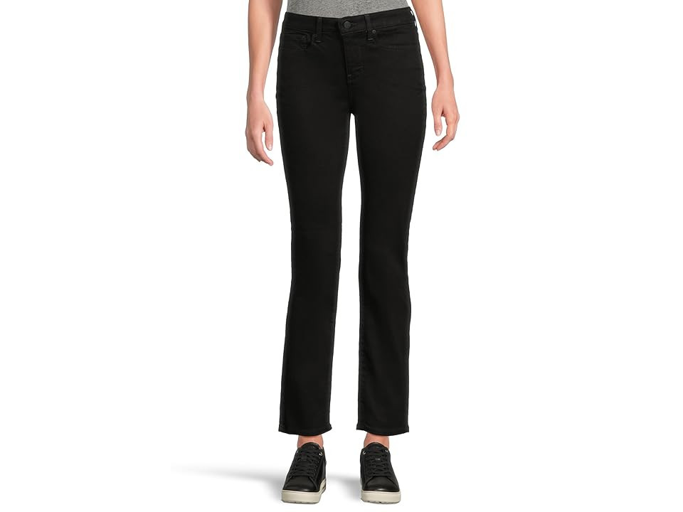 NYDJ Sheri Slim in Black Women's Jeans Black : 16 30, Cotton/Denim/Elastane | Zappos