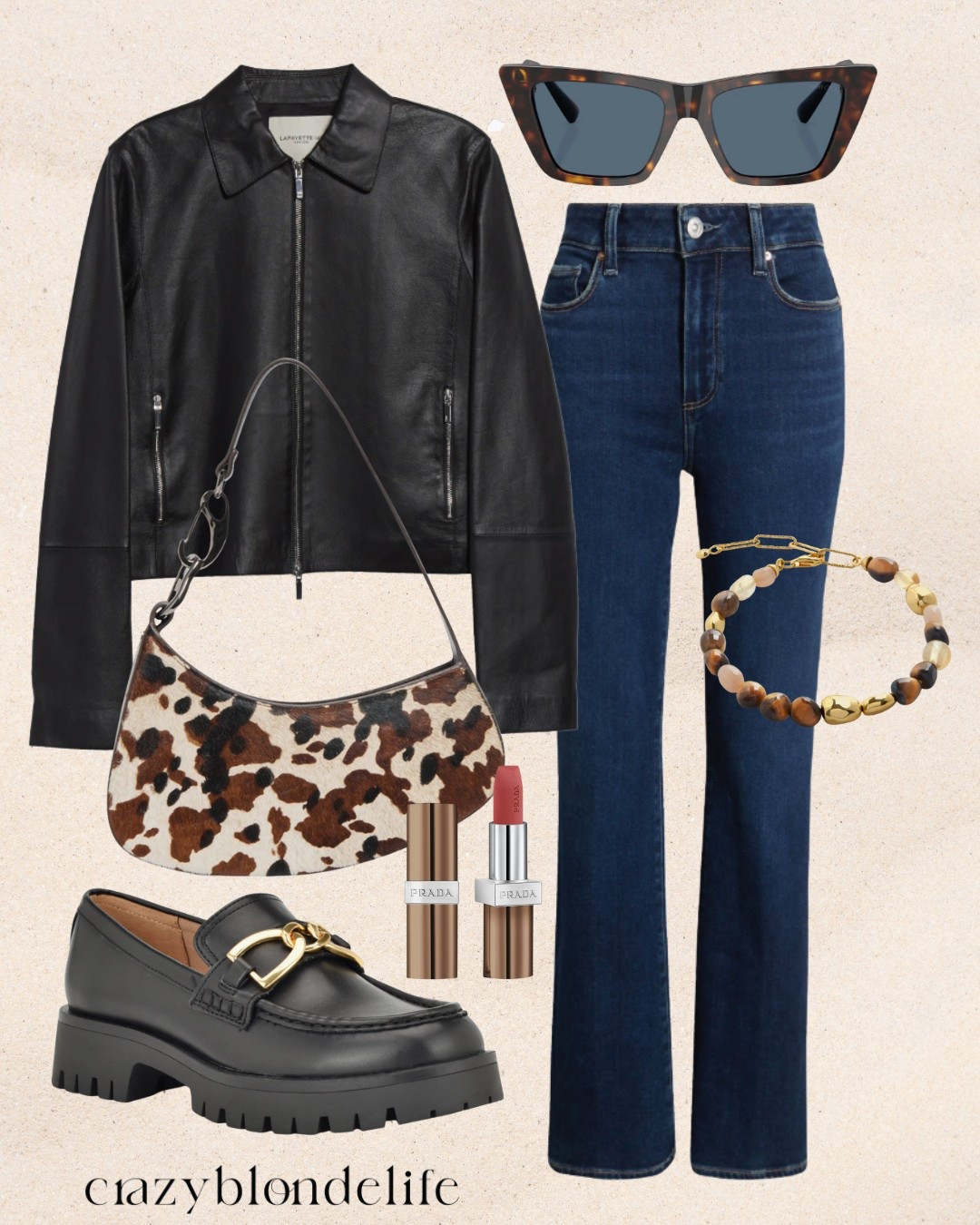 The perfect leather jacket and cutest printed shoulder bag for fall and winter ! Shop this look on the Nordstrom Anniversary Sale starting July 12th!🖤🖤

#LTKShoeCrush #LTKStyleTip #LTKSeasonal