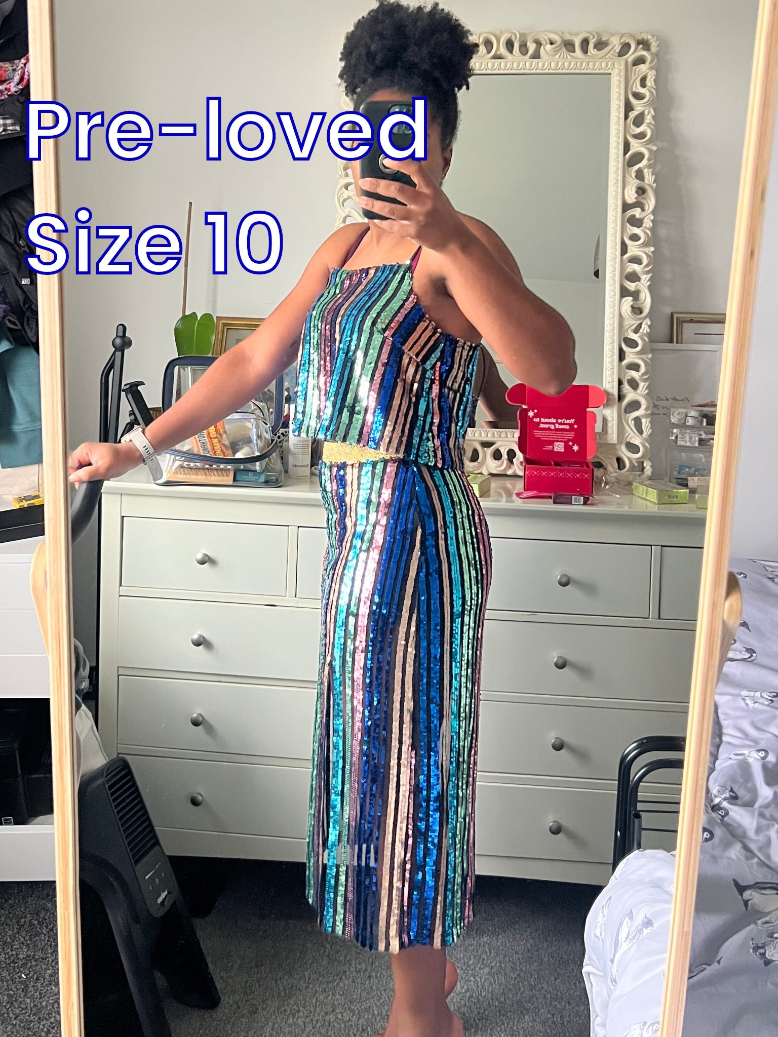 Midi skirt, cropped top, camisole top, sequin skirt, sequin top, matching set, co-ords, party outfit, Christmas outfit, date night, pre loved, pre owned, topshop, vintage

#LTKfestive #LTKuk #LTKpartywear