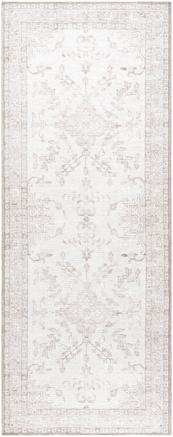 My Texas House Back to Campus Pearl 2'7" x 7' Washable Runner Rug | Walmart (US)