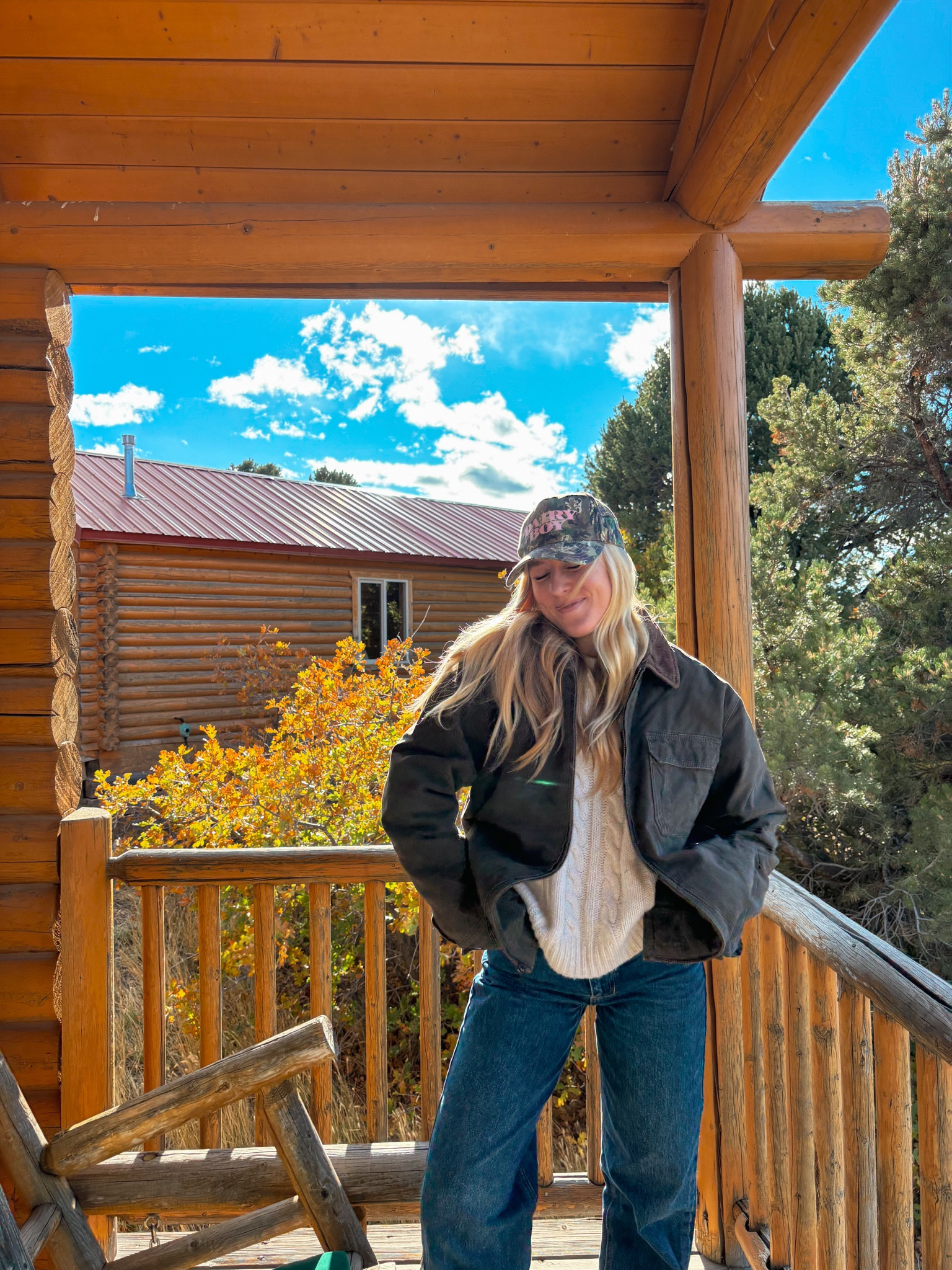 utah ranch fall barn jacket outfit inspo