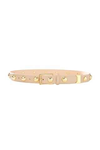 AUREUM Studded Belt in Beige & Gold from Revolve.com | Revolve Clothing (Global)