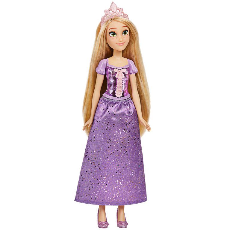Disney Princess Royal Shimmer Rapunzel Doll, with Skirt and Accessories | Walmart (US)