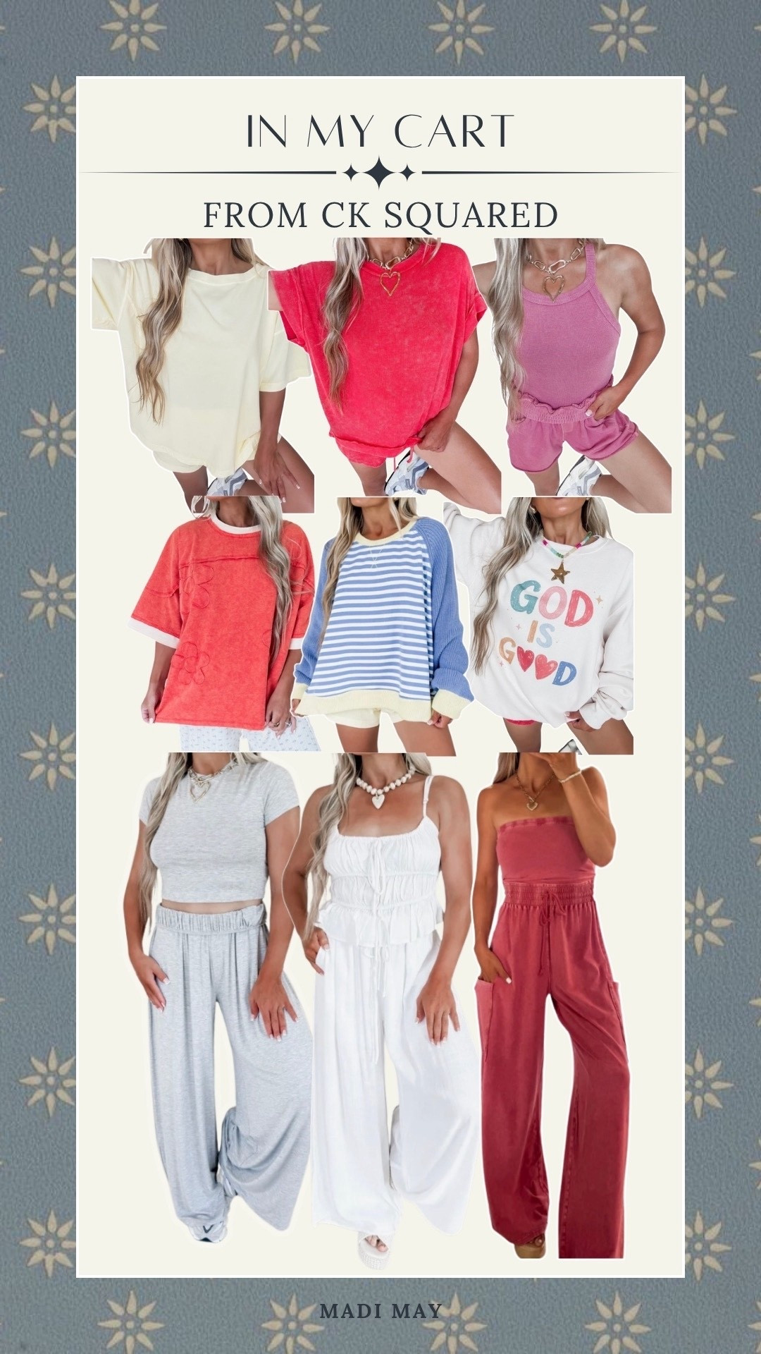 In my cart from CK Squared

#LTKootd #LTKgrwm #LTKSeasonal