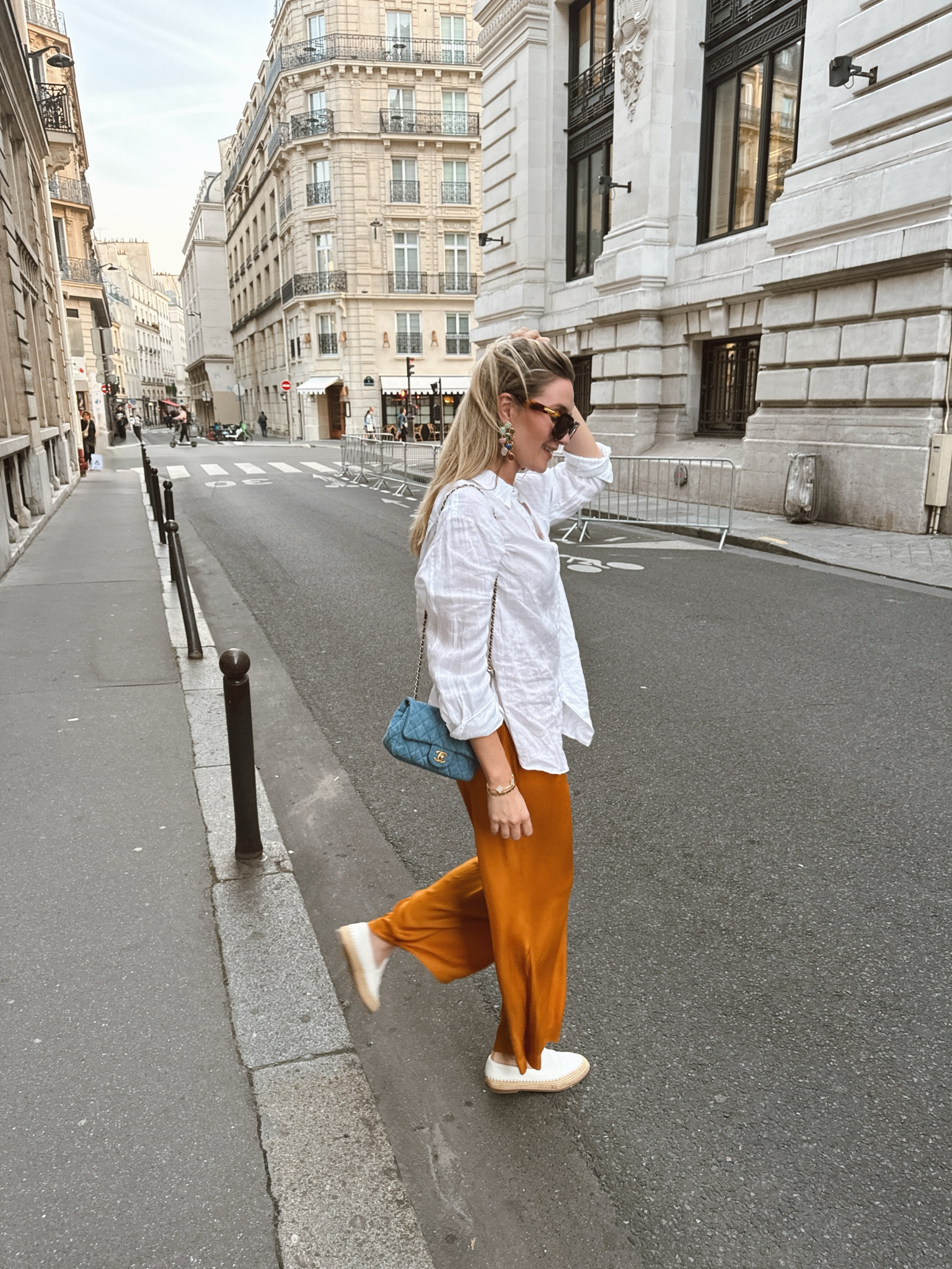France outfit. Wore this outfit in Paris and had so many compliments on these pants 

#LTKStyleTip #LTKTravel
