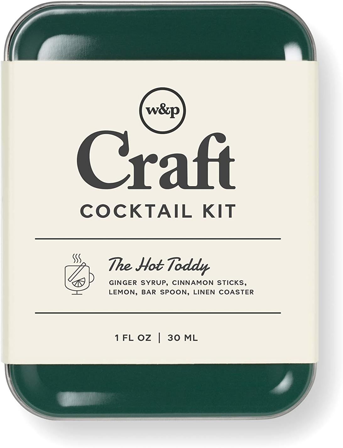 Amazon.com: W&P Craft Cocktail Kit, Hot Toddy, Portable Kit for Drinks on the Go, Carry On Cockta... | Amazon (US)