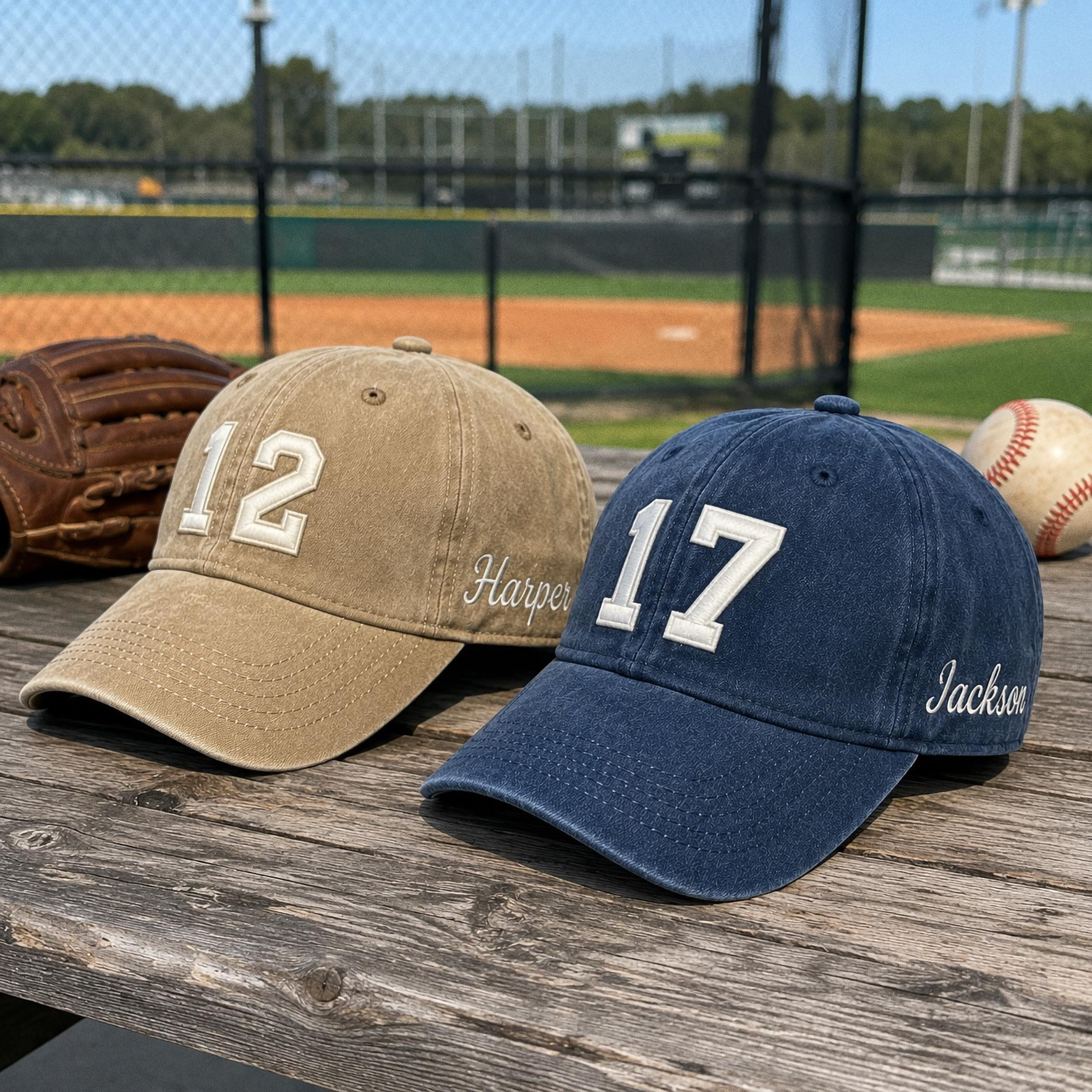 Personalized Baseball Cap, Custom Jersey Number Hat, Embroidered Player Number Hat, Sports Mom Gift, Team Hat, Gift for Baseball Player | Etsy (Global)