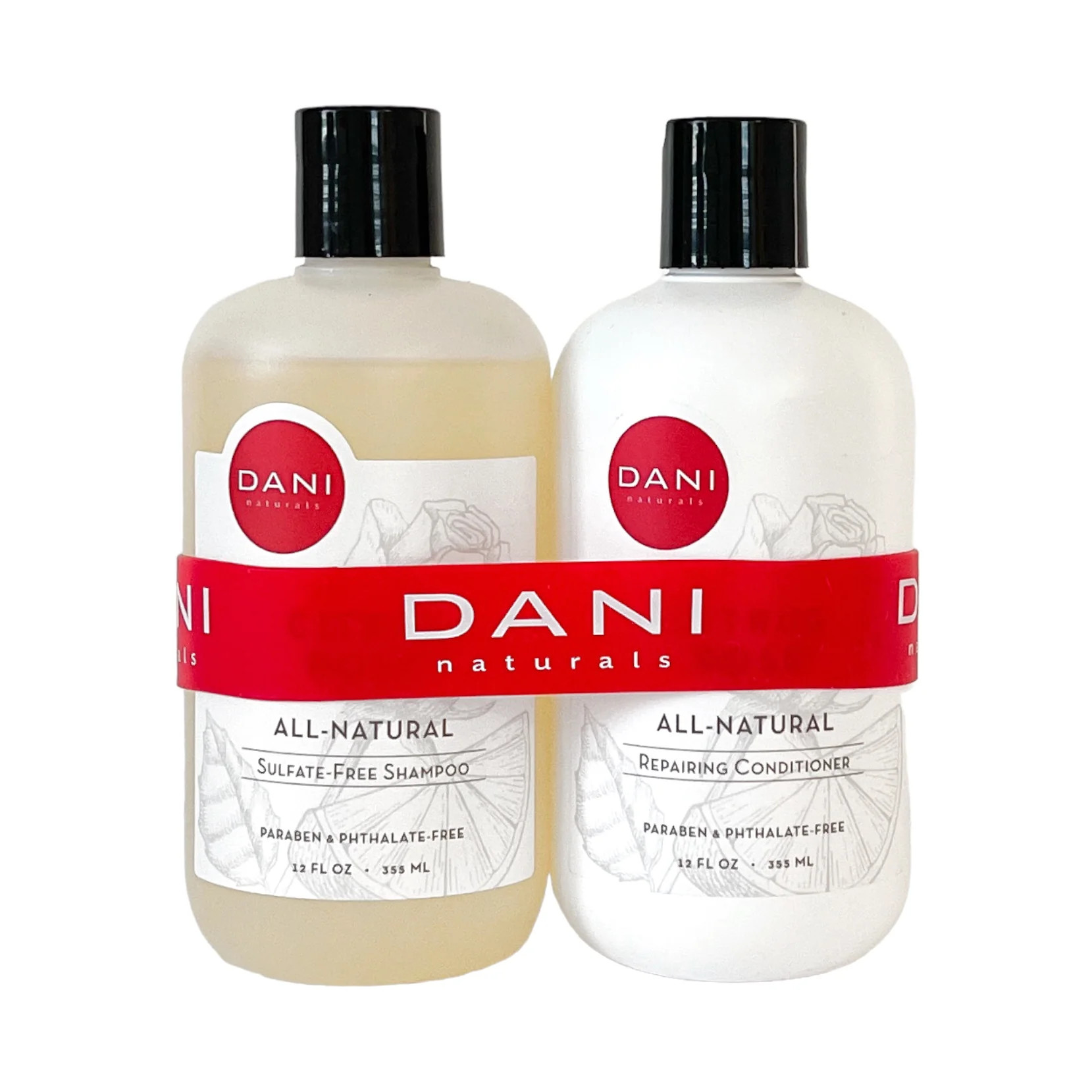 Citrus Rose Shampoo & Conditioner Bundle | DANI Naturals