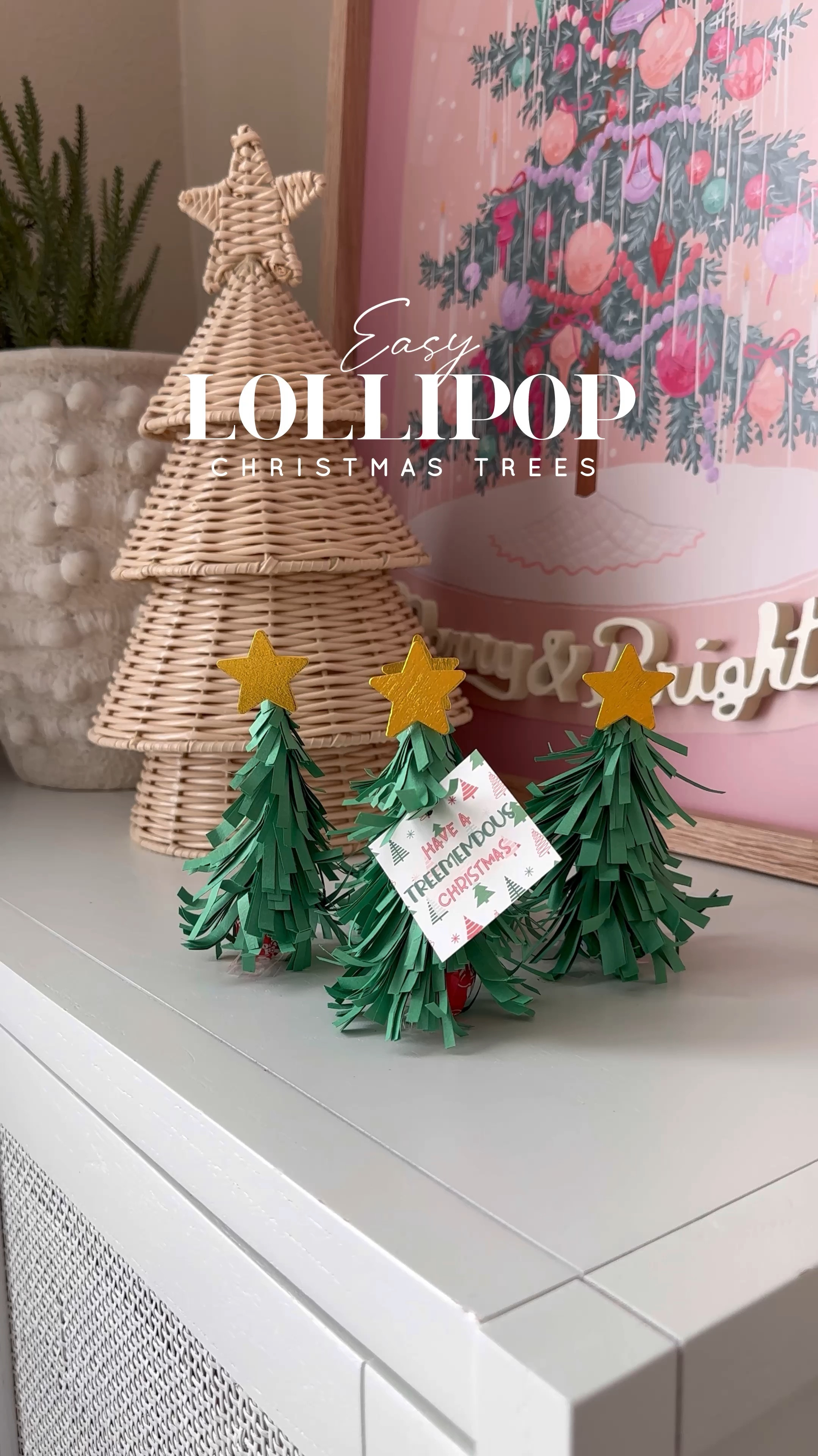 Christmas Party Favor or Classmate Christmas Gift 🎄

Lollipop Christmas Trees are super easy & affordable to give.  They bring a smile to everyone’s face! 

#LTKFamily #LTKWatchNow #LTKHoliday