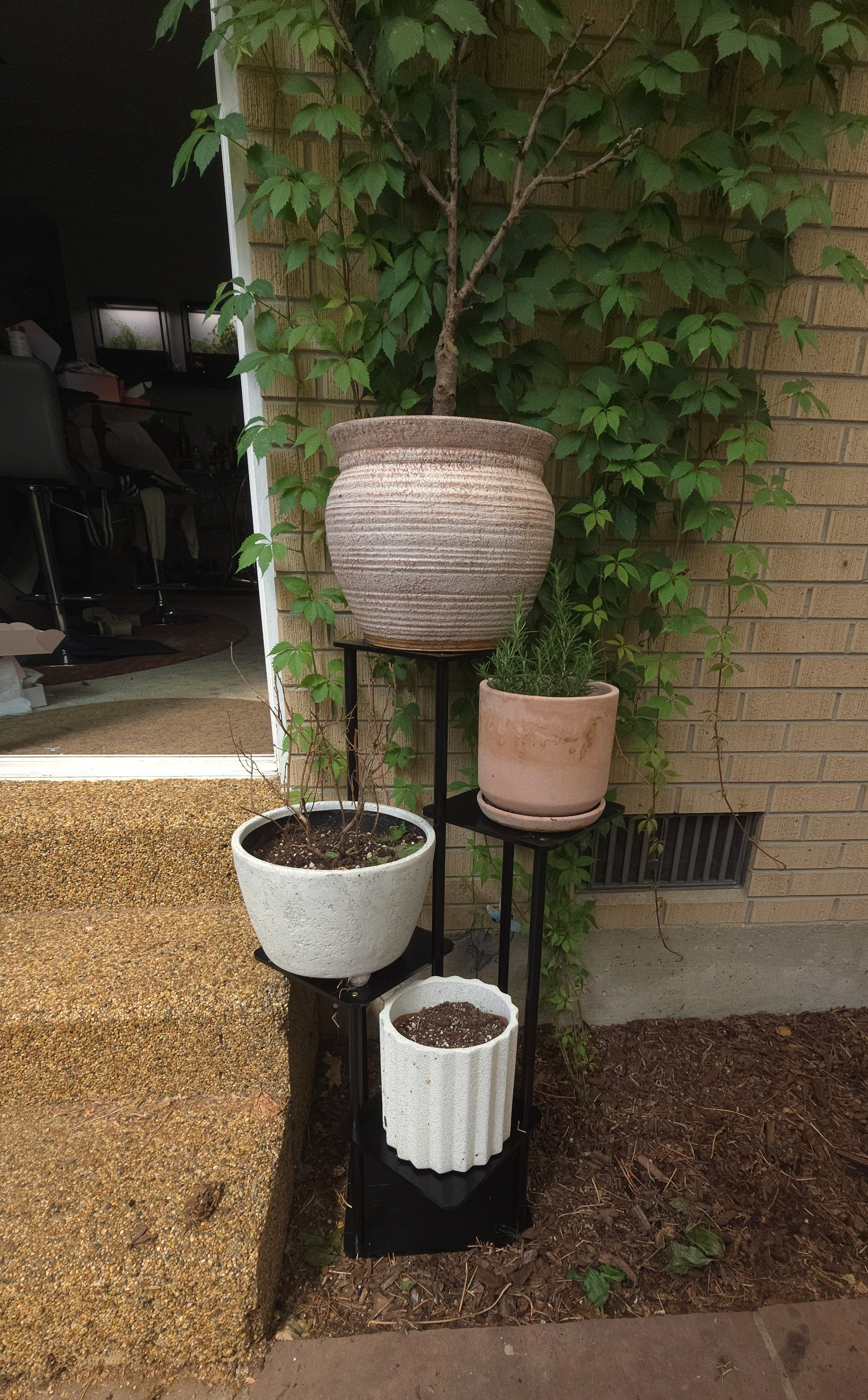outdoor or indoor plant stand 🌿 each platform is about 9.5"! 

#LTKHome #LTKFindsUnder50 #LTKFindsUnder100