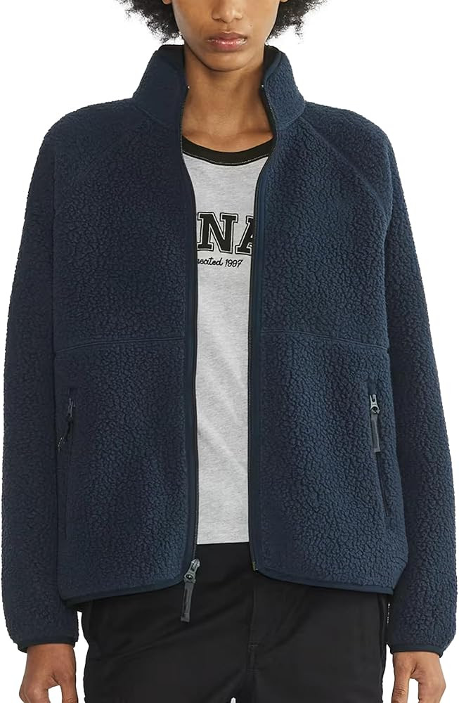 Hixiaohe Womens Fuzzy Fleece Jacket Fall Winter Warm Long Sleeve Sherpa Coats Casual Full Zip Up ... | Amazon (US)