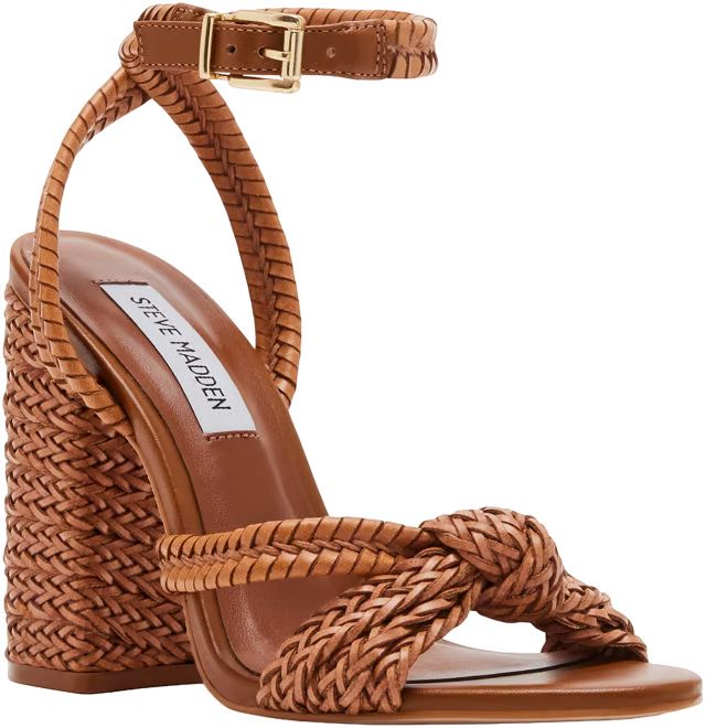 Steve Madden Malou Rope Woven Block Heel Sandals | Dillard's | Dillard's