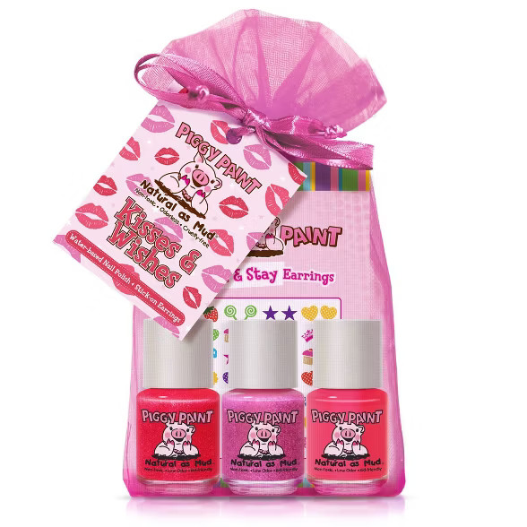 Piggy Paint Nail Polish Set - 3pk/0.25 fl oz each + 1 Nail Art | Target