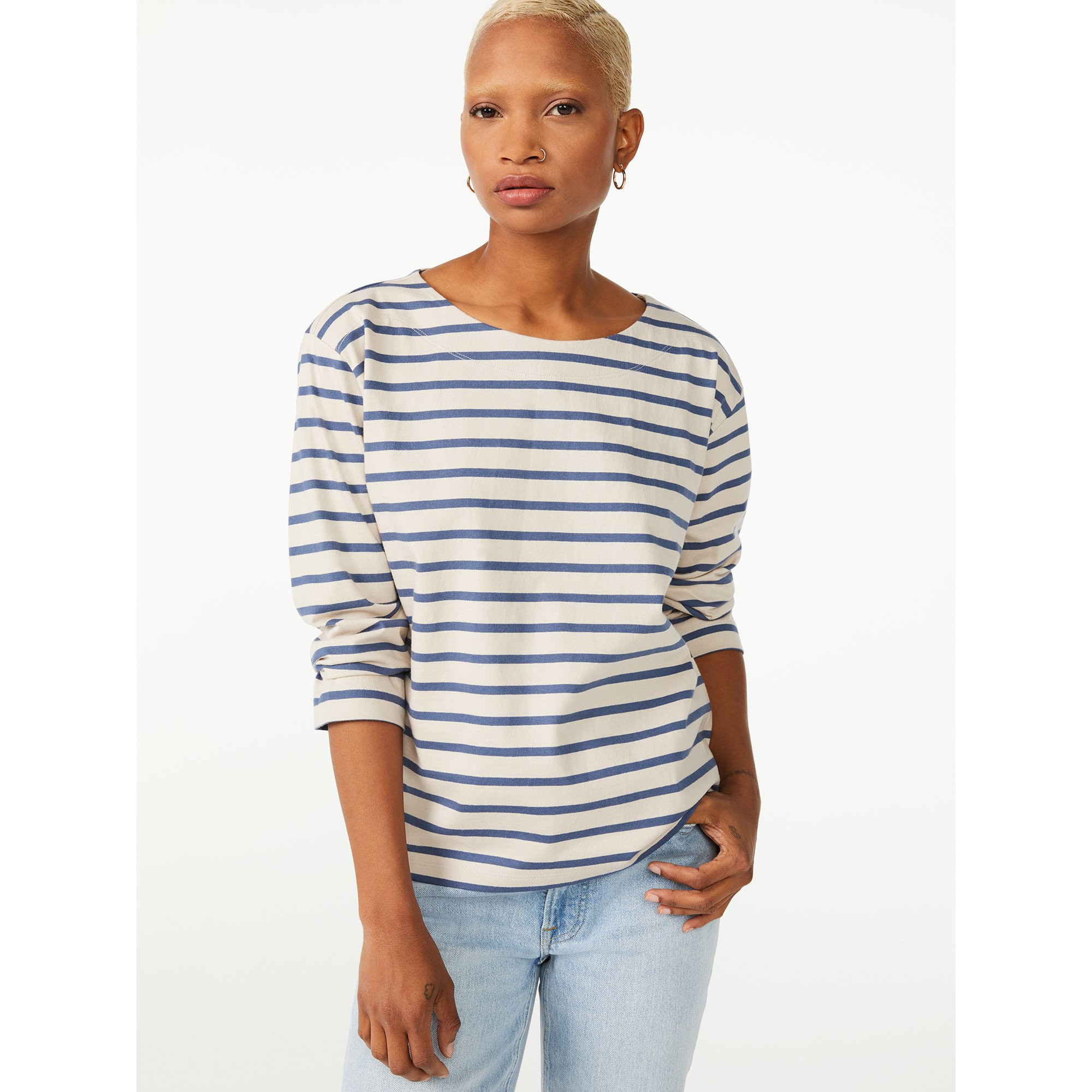 Free Assembly Women's Sailor T-Shirt | Walmart (US)