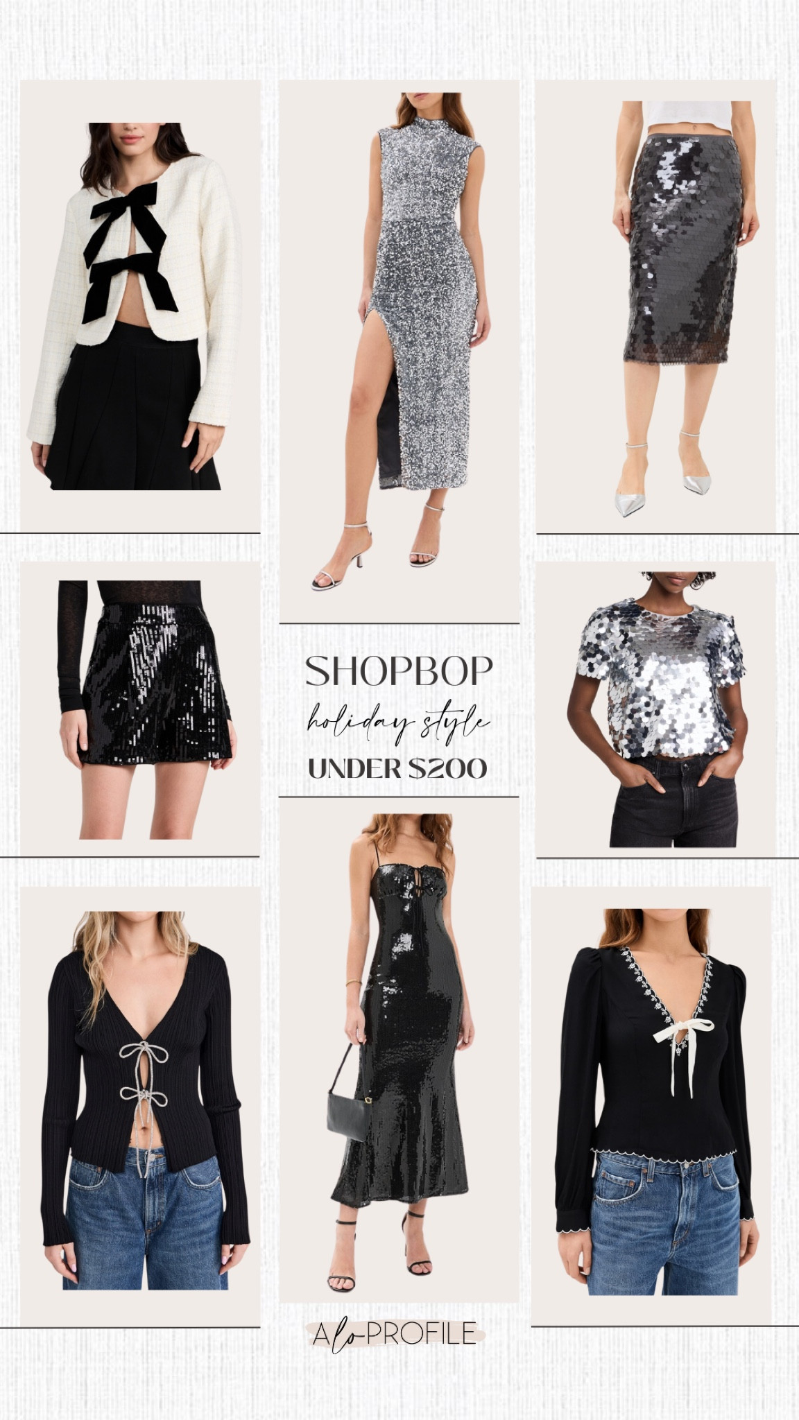 Shopbop holiday + festive outfits under $200 🎄♥️these would be perfect for a holiday party! 

#LTKHoliday