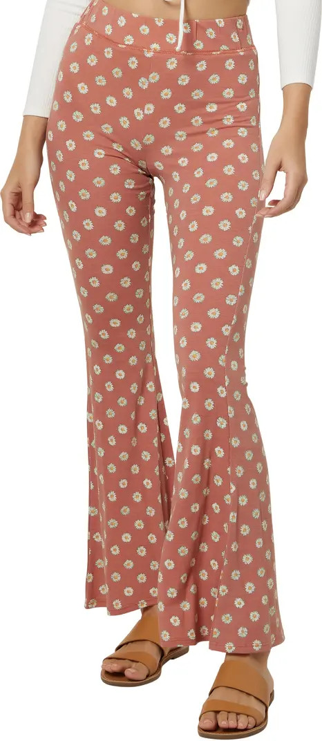 Daisy Belle Flare High Waist Knit Pants | Nordstrom