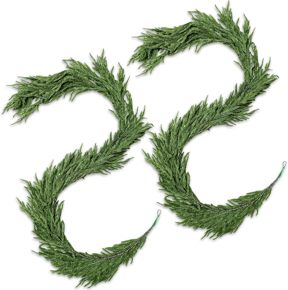 Real Feel Dense Norfolk Pine Christmas Garland - $39.99 with Prime Delivery. ONLY Purchase from I... | Amazon (US)
