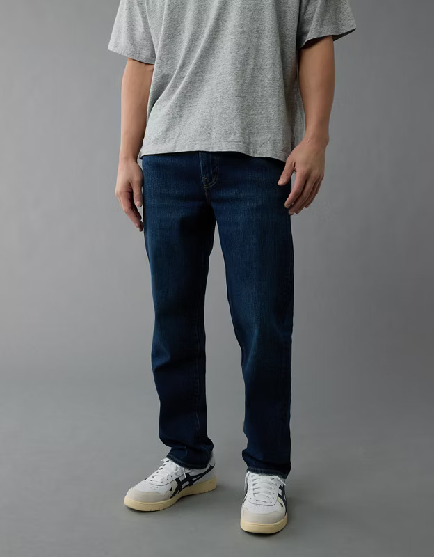 AE AirFlex+ Original Straight Jean | American Eagle Outfitters (US & CA)