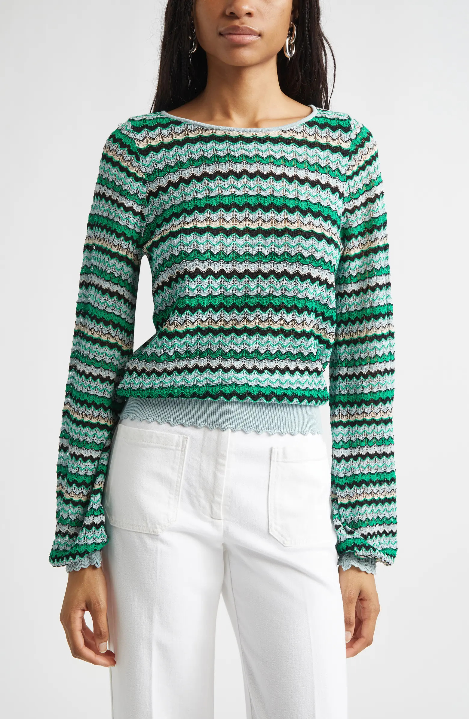 Fiora Pointelle Sweater | Nordstrom