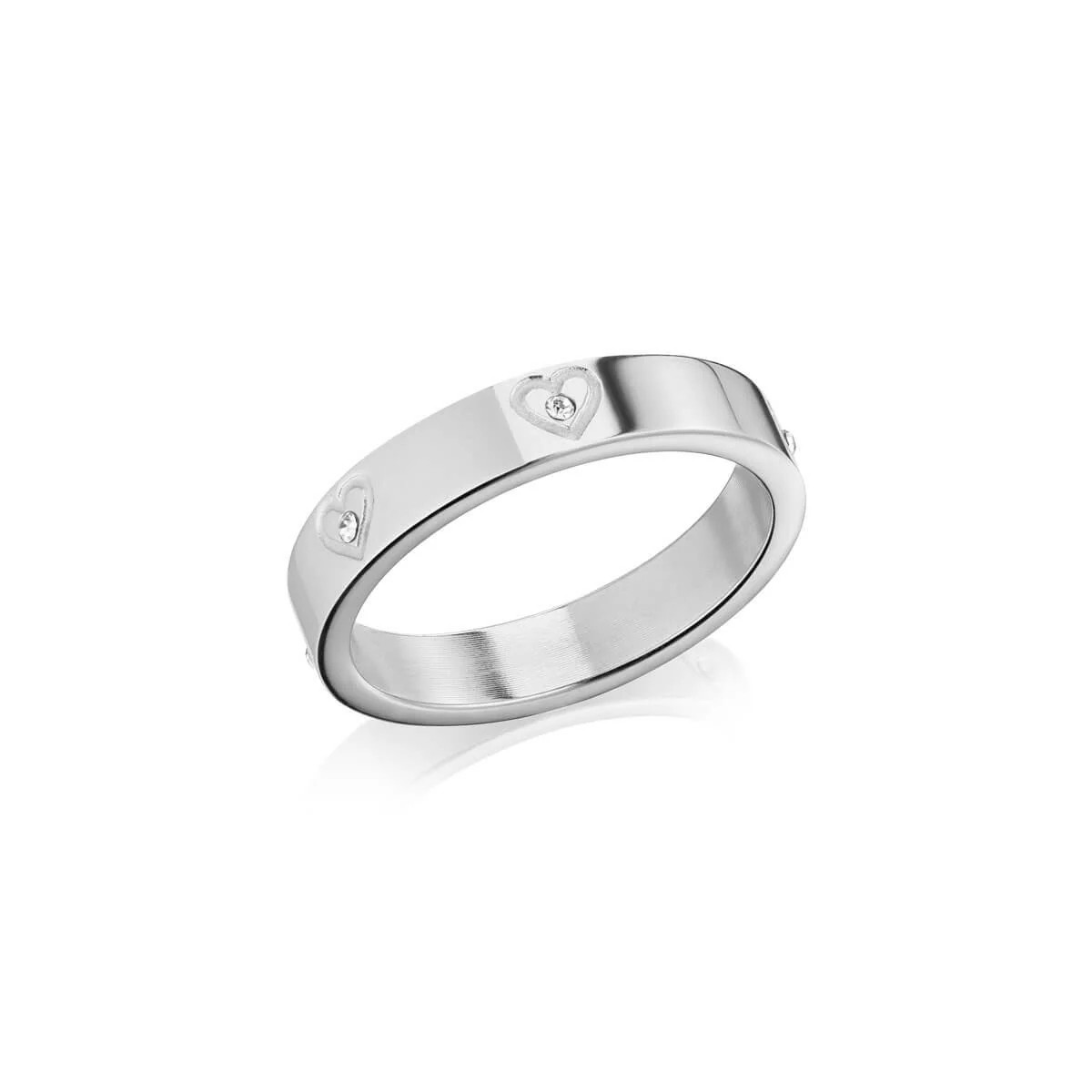 Crystal Heart Ring (Silver) | Abbott Lyon