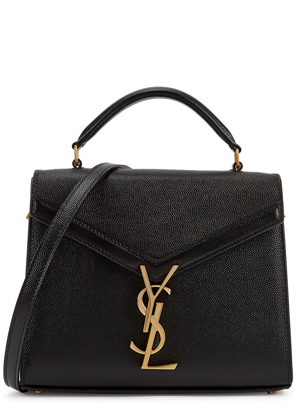 Cassandra mini black leather top handle bag | Harvey Nichols (Global)