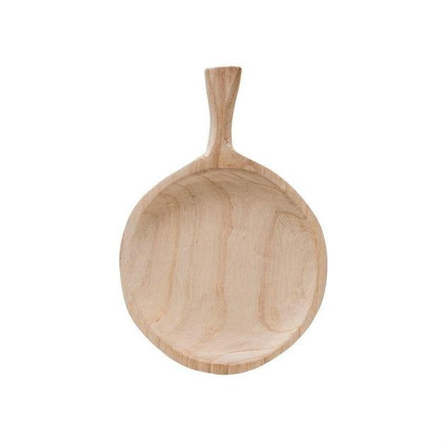 Decorative Paulownia Wood Tray with Handle | Nigh Road