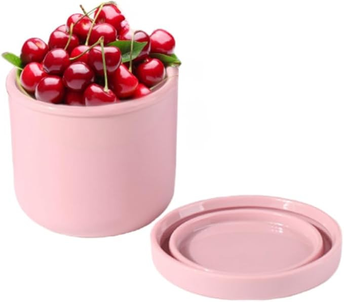Mini Silicone Bowl Silicone Cup with Lids for Dessert,Fruit,Snack,Candy,Small Silicone Bento Box ... | Amazon (US)