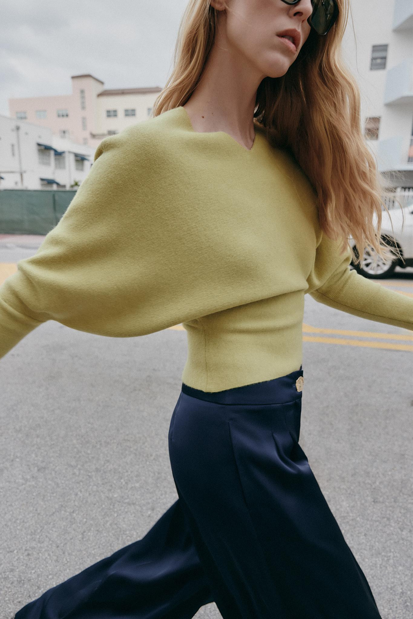 V-NECK KNIT JUMPER | Zara UK