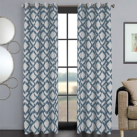 Ryder Grommet Window Curtain Panel | Bed Bath & Beyond