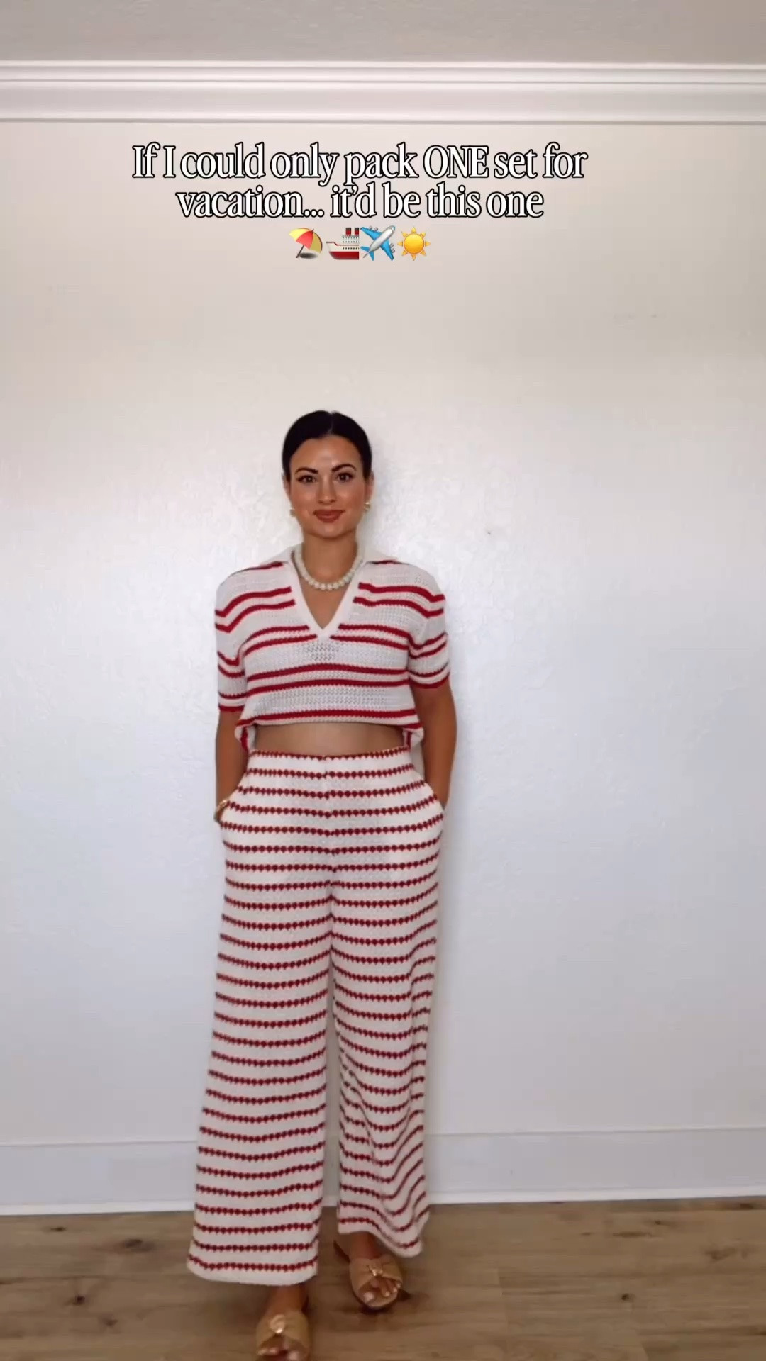 One crochet set, endless possibilities 🤍❤️

If I could only pack ONE set for vacation, it’d be this one. From beach days to sightseeing to dinner, this set does it all. ✈️☀️

Which look is your favorite: 1, 2, 3, 4, or 5?

Vacation outfit 
Vacation set
European vacation

#LTKootd #LTKgrwm #LTKSeasonal