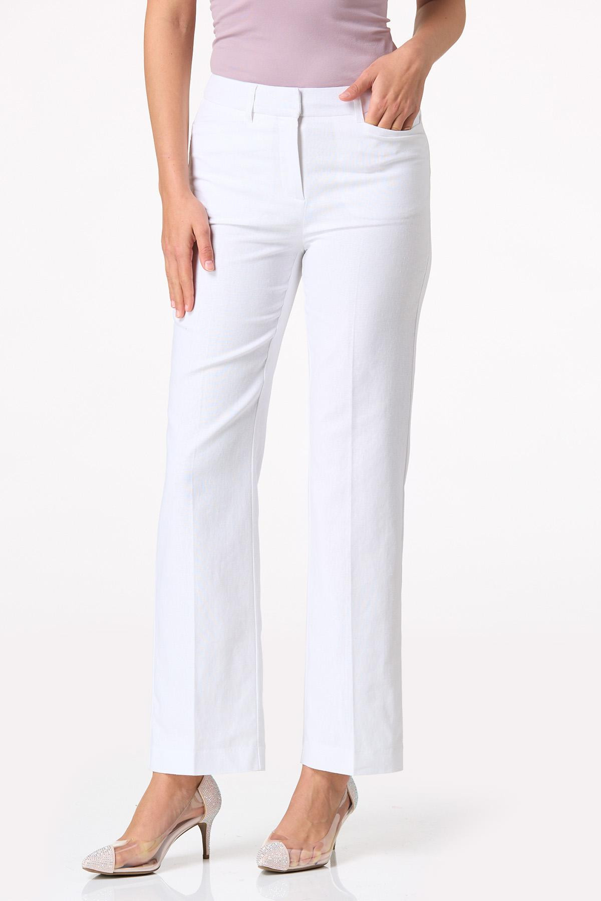 White Linen Trouser Pants | Cato Fashions