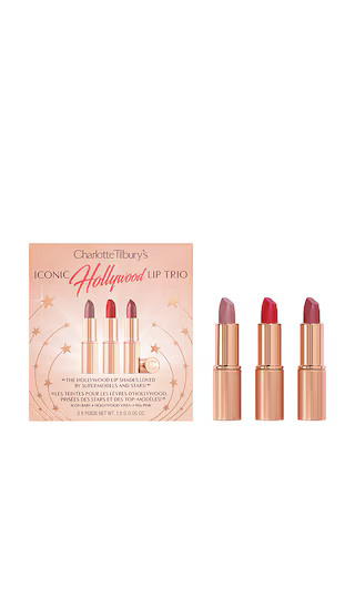 Charlotte Tilbury Charlotte's Iconic Hollywood Lip Trio in Beauty: NA. | Revolve Clothing (Global)