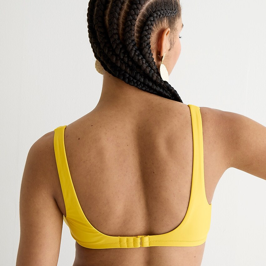 Squareneck bikini top | J. Crew US