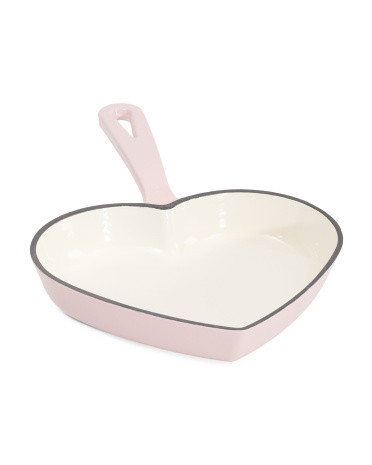 9in Cast Iron Heart Shaped Fry Pan | TJ Maxx