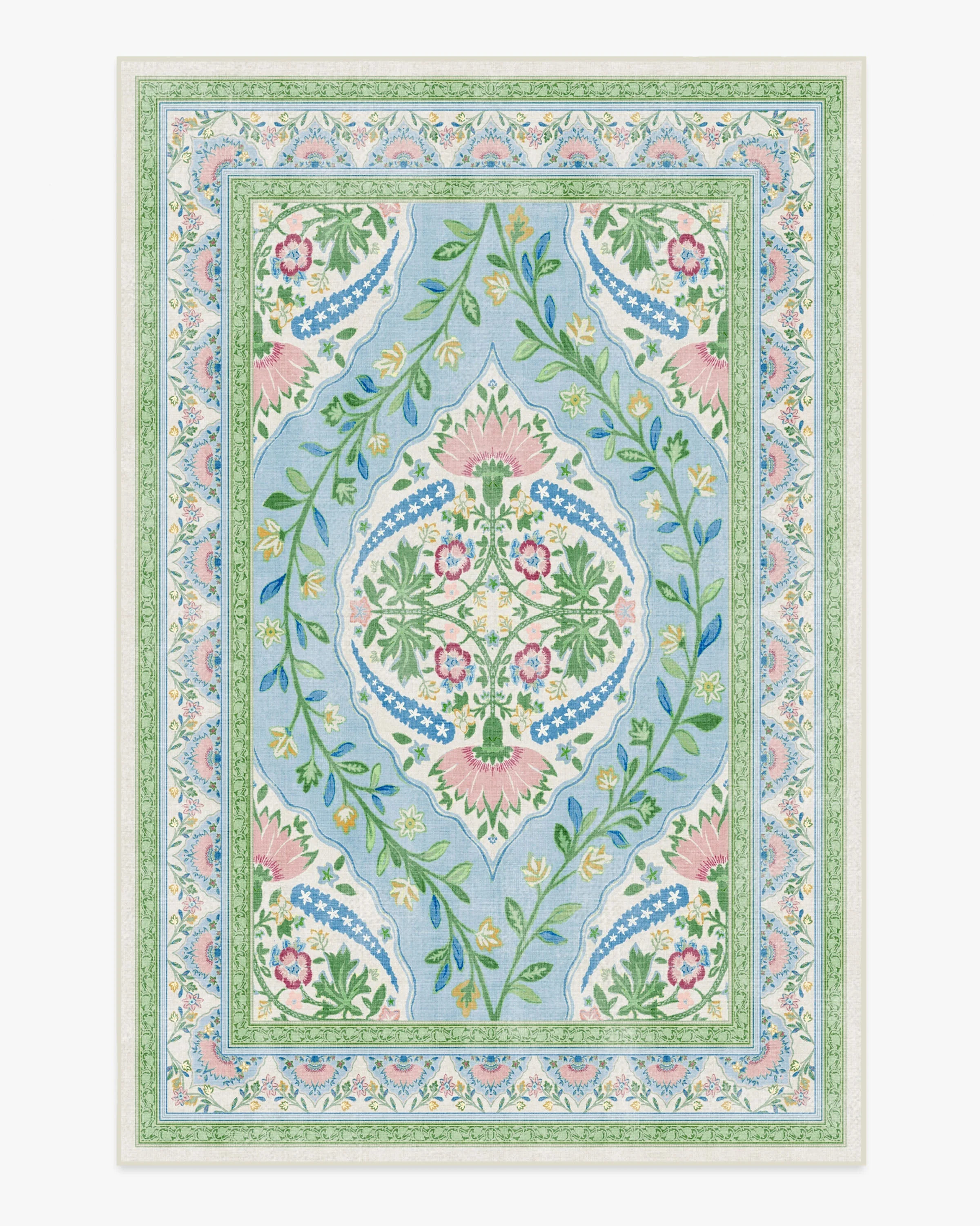 Skye Blue Multicolor Rug | Ruggable