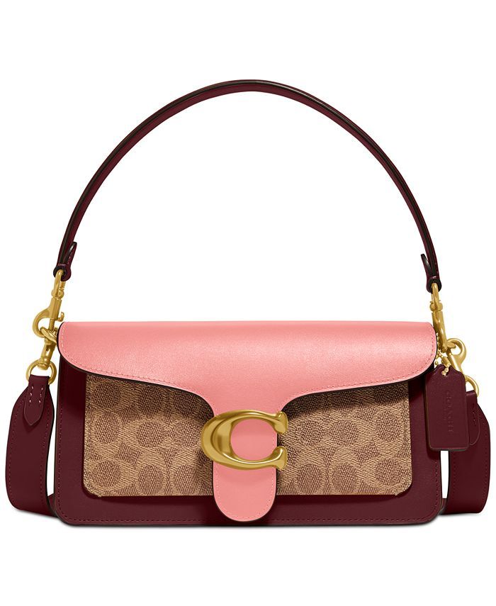 COACH Tabby Shoulder Bag 26 In Colorblocked Signature Canvas & Reviews - Handbags & Accessories -... | Macys (US)