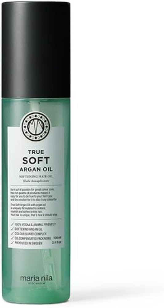 Maria Nila True Soft, Argan Oil 3.4 Fl Oz, For Dry Hair, Easily absorbed, Remoisturises & Reduces... | Amazon (US)